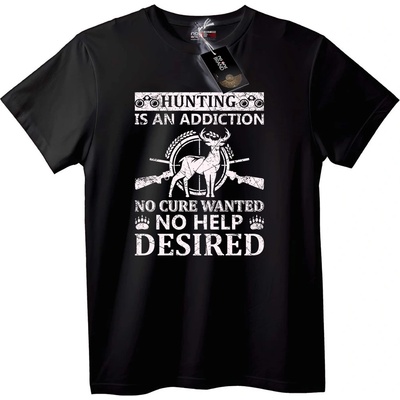 NOONEBRAND Тениска Лов - зависимост без лечение - 2XL, Black