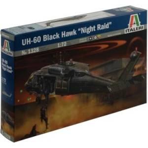 Italeri Комплект модел хеликоптер 1328 - uh-60/mh-60 black hawk "night raid" (1: 72)