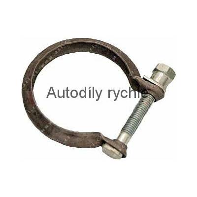 OEM V S370 spona výfuku 70 mm, 1 šroub (Citroen, Peugeot, Renault) (VS370)