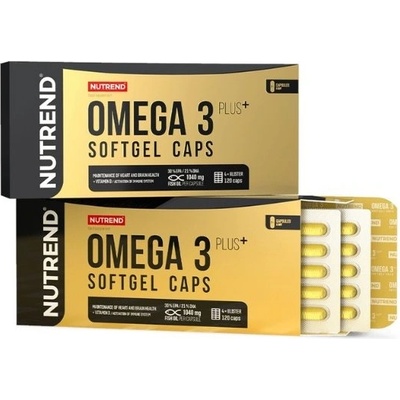 Nutrend Omega 3 Plus, 120 капсули, Nutrend (2487-00)
