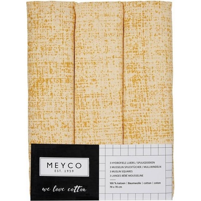 Meyco 70 x 70 Fine Lines Ochre/Yellow 2020 3 ks