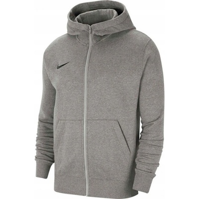 Nike mikina na zips s kapucňou sivá