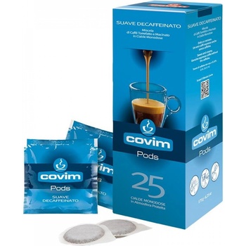 Covim Suave Decaffeinato Безкофеиново кафе филтър дози 25 бр