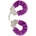 Toy Joy ToyJoy Classics Furry Fun Cuffs Purple