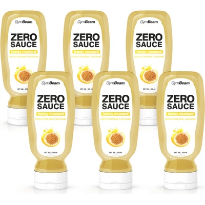GymBeam Zero omáčka Medovo-horčicová 6 x 320 ml