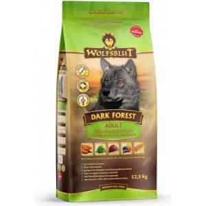 Wolfsblut DARK FOREST ADULT - Venison Meat with Sweet Potatoes - храна за кучета БЕЗ ЗЪРНО с Еленско месо и сладки картофи, за средни и едри породи, Германия - 12, 5 кг - WB784608