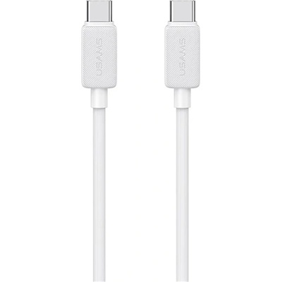 USAMS KY кабел за данни Type-C - Type-C, 200 см, БЯЛ SJ696USB02 (SJ696USB02)