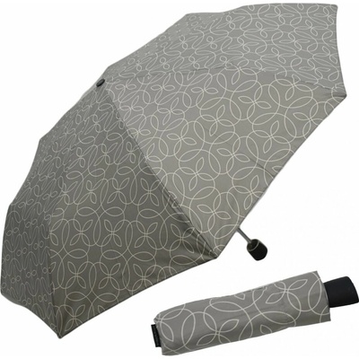 Doppler 726465CL dámský skládací manuální deštník šedá bílý vzor