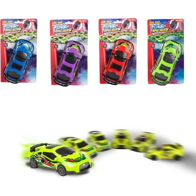 Teddies Auto závodní driftovací plast 17cm na setrvačník 4 barvy