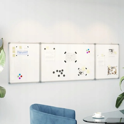 vidaXL Magnetická skládací tabule 160 x 60 x 1,7 cm hliníková