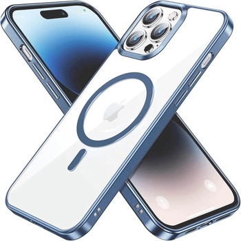 Púzdro SES MagSafe silikonové Apple iPhone 13 - svetlo modré