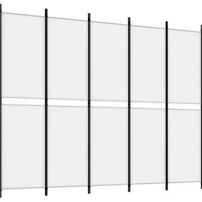 VidaXL Paraván 350234 250 x 200 cm bílý