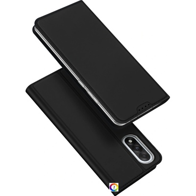 OnePlus DUX DUCIS Skin Pro Кожен калъф + Скрийн протектор за OnePlus Nord 5 5G / OnePlus Ace 5 Ultra 5G с портфейл и стенд І Цвят: Черен, Тъмносин