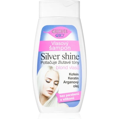 Bione Cosmetics Silver Shine шампоан, неутрализиращ жълтите нюанси 260ml