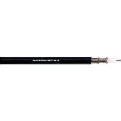 Lapp RG174 A/U, 2170001/100 koaxiální kabel 2.67 mm 50 Ω, černá, 100 m