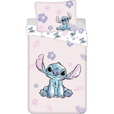 JERRY FABRICS povlečení Lilo and Stitch Pink Bavlna 140x200 70x90