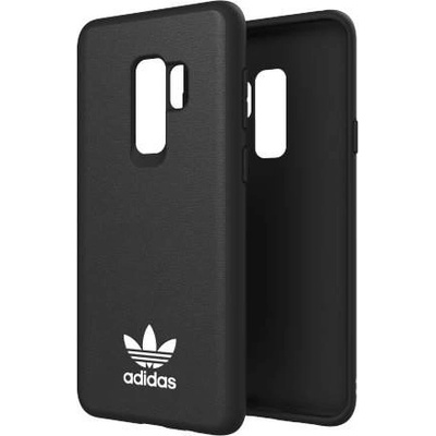 Adidas Originals New Basics Hard Case - кожен кейс за Samsung Galaxy S9 Plus (черен)