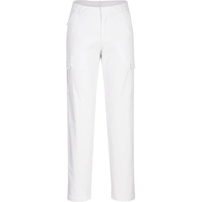 Portwest S233 Dámske strečové nohavice Biela