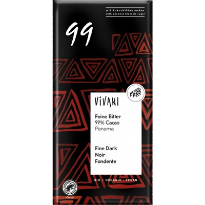 Vivani Horká čokoláda 99% 80 g