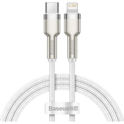 Baseus Cafule Series nabíjací / dátový kábel USB-C na Lightning PD 20W 1m, biela