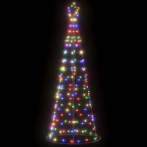 vidaXL Christmas Tree Light Cone 200 LEDs Colorful 182 cm - Untranslated (4016451)
