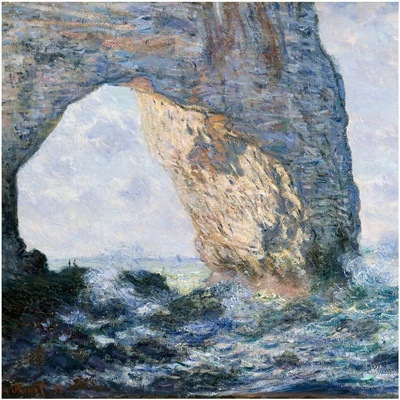 Obraz na plátne Claude Monet, 80 × 80 cm, CA-18633