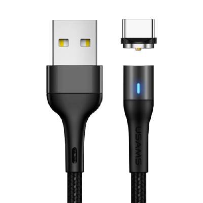 Кабел USAMS U29 SJ334 Aluminum Alloy Magnetic Charging Cable Type-C (US-SJ334)