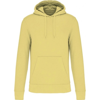 Kariban K4027 pánska ekologická mikina s kapucňou 20.4027 Lemon Yellow