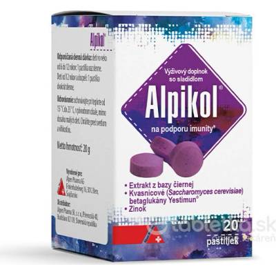 Alpikol na podporu imunity 20 pastilek