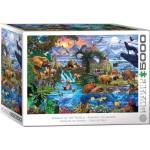 EUROGRAPHICS - Puzzle Earth Wildlife - 5 000 piese