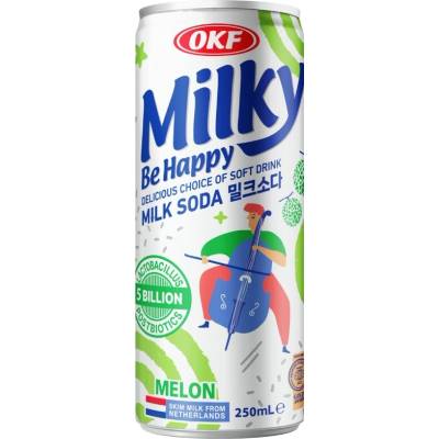 OKF Milky Melon Milk Sparkling Drink 250 ml