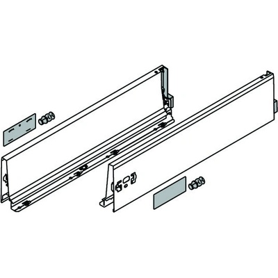 Blum 378K5002SA bočnice K 500 mm šedá Antaro