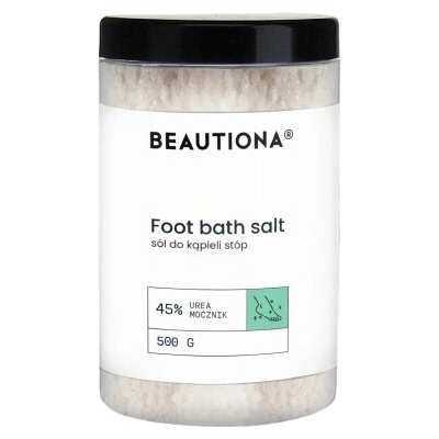Beautiona kúpeľová soľ mäta s Ureou 500 g