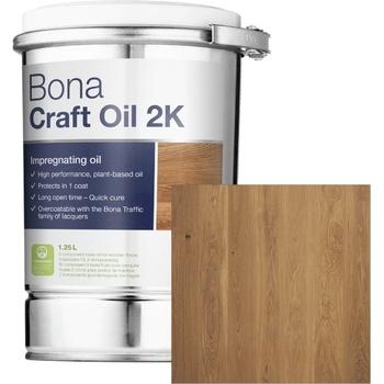 Bona Craft Oil 2K - двукомпонентно масло Misty, 0.04л (5859)