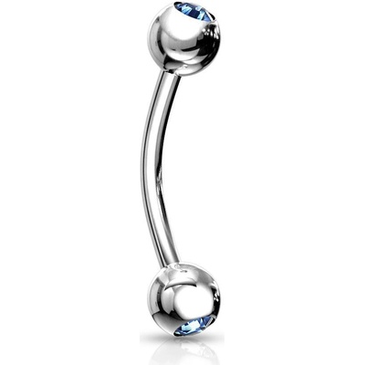 Šperky4U piercing do obočí OB01004-LB