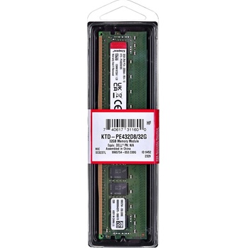 Kingston DDR4 32GB 3200MHz CL22 KTD-PE432D8/32G