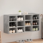 vidaXL Шкаф за обувки 103 x 30 x 51 см Инженерна дървесина (808706)