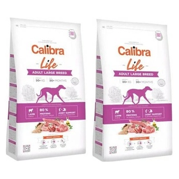 Calibra Dog Life Adult Large Breed Lamb 2 x 12 kg