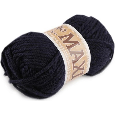 Pletací příze Jumbo Maxi 100 g Varianta: 8 (919) modrá tmavá, Balení: 1 ks 44062/88797/201509
