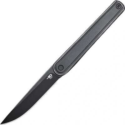 Bestech Ink Magnacut, Titanium, Liner Lock - Black BT2502D