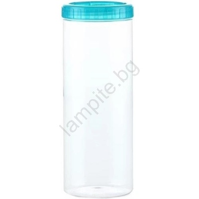 UTC Кутия за храна interlock 1, 6 л тюркоаз/прозрачна (ut0094)