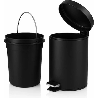 Garlist TBS-020 Kôš nášľapný matná čierna 20 l
