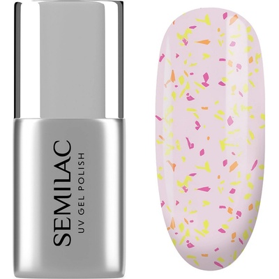 Semilac Top coat No Wipe Matte Peach Galaxy T26 7ml