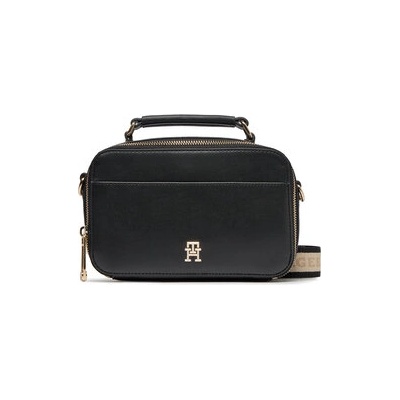 Tommy Hilfiger Дамска чанта Iconic Tommy Camera Bag AW0AW15689 Черен (Iconic Tommy Camera Bag AW0AW15689)