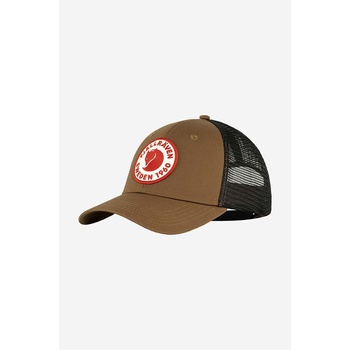 Fjallraven Шапка с козирка Fjallraven Langtradarkeps 1960 Logo в кафяво с апликация F78152 F78138 (F78138)