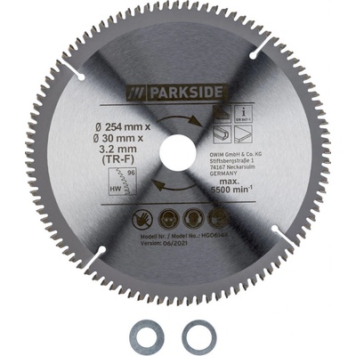 PARKSIDE Pilový kotouč 254 mm PKSB 254 A1 Multi Exterior – Zboží Dáma