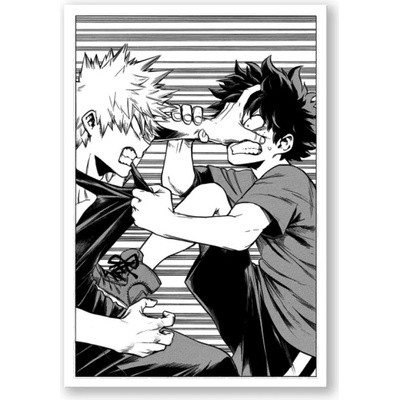 Boku no Hero Academia (BNHA) Samolepka Bakugo & Deku Manga Edition