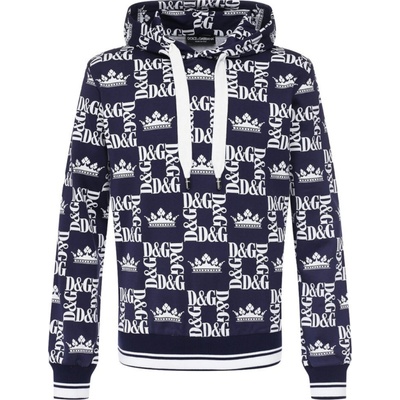 Dolce & Gabbana Crowns Print Blue