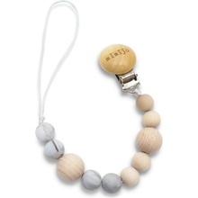 Mimijo silikon retiazka Ava cca 22cm čiernobielá