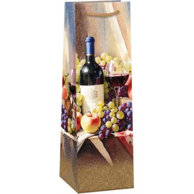 ARGUS Dárková papírová taška na víno (12 x 40 cm) 07370804